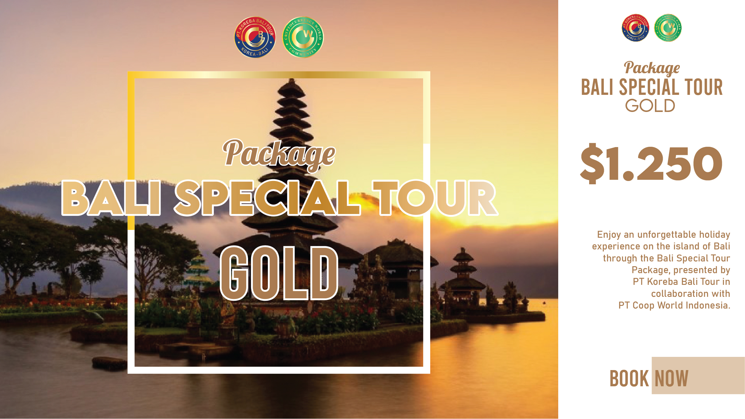 BALI SPECIAL TOUR WATERBOMB GOLD
